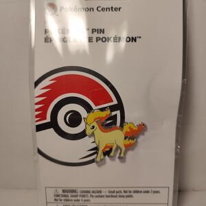 Pokemon TCG Ponyta Enamel Pin Official Nintendo Collectible Lapel Badge